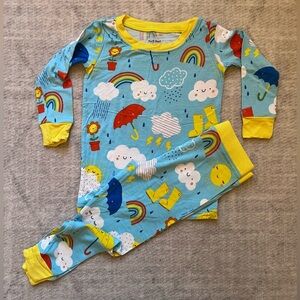 Little Sleepies Sun Showers Bamboo Two-Piece LS Pajamas (12-18 months)